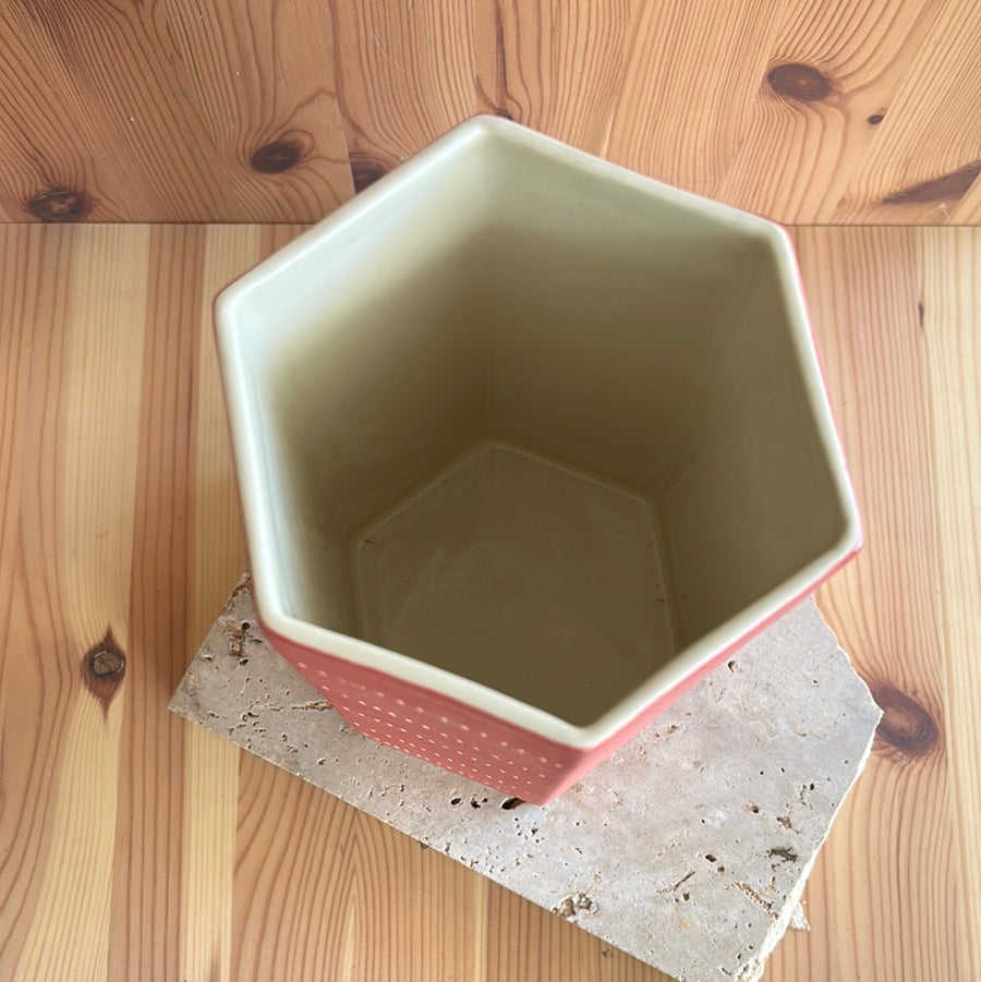 Hexagon Medium - Red Clay