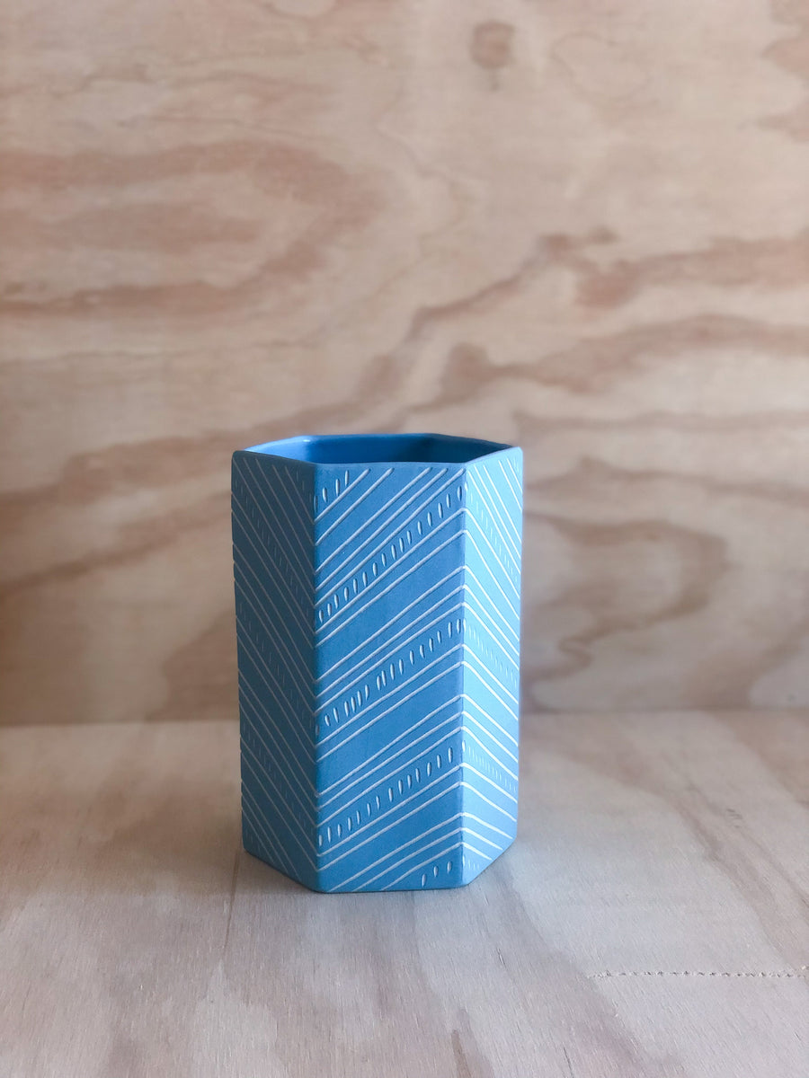 Koa By Kaitlin Ceramic Hexagon Vase Australia