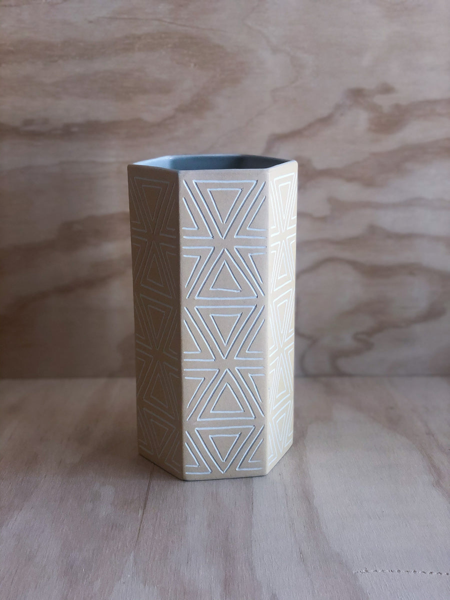 Koa By Kaitlin Ceramic Hexagon Vase Australia