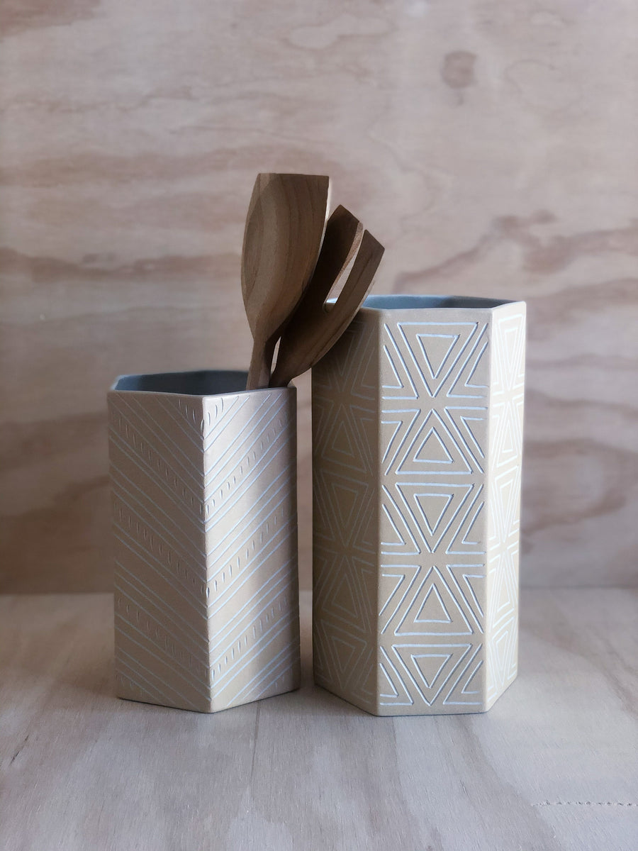 Koa By Kaitlin Ceramic Hexagon Vase Australia